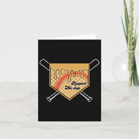 Softbal Baseball Drip Boys Ice Cream Drip Youth B Kaart (Voorkant)