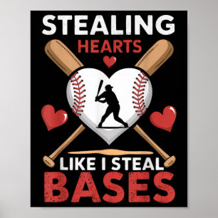 Softbal Baseball Steelt Harten Zoals Ik Steal Bas Poster