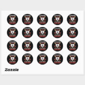Softbal Baseball Steelt Harten Zoals Ik Steal Bas Ronde Sticker (Vel)