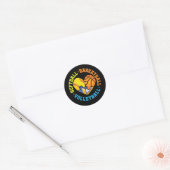Softbal Basketbal Volleybal Hart Ronde Sticker (Envelop)
