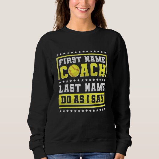 Softbal Coach Coaching Assistent - In mijn verdedi Trui (Voorkant)
