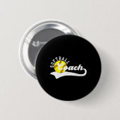 Softbal Coach Softbal Coaching Beste Softbal Coach Ronde Button 5,7 Cm (Voorkant /achterkant)