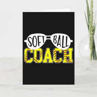 Softbal Coach Softbal Coaching Grappige Softbal Co Kaart