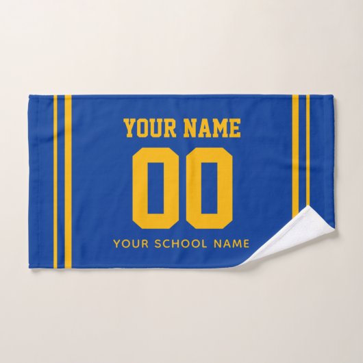Softbal Custom Shirt Nummer & Naam, Team Cadeau Handdoek (Handdoek)