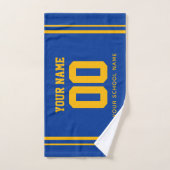 Softbal Custom Shirt Nummer & Naam, Team Cadeau Handdoek (Handdoek)