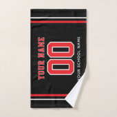 Softbal Custom Shirt Nummer & Naam, Team Cadeau Handdoek (Handdoek)