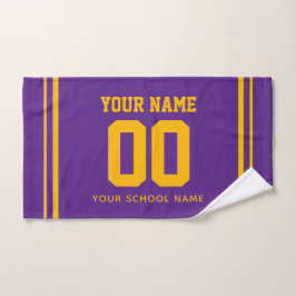 Softbal Custom Shirt Nummer & Naam, Team Cadeau Handdoek