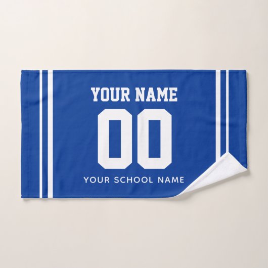 Softbal Custom Shirt Nummer & Naam, Team Cadeau Handdoek (Handdoek)