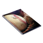 Softbal en handschoen notitieboek (Rechterzijde)