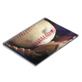 Softbal en handschoen notitieboek (Linkerzijde)