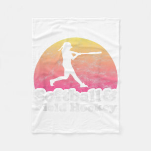 Softbal En Veldhockey Vrouwen Of Meisjes Fleece Deken