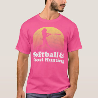 Softbal En Vrouwen Of Meisjes Die spoken jagen spo T-shirt