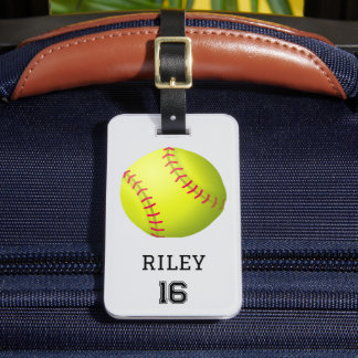 Softbal Gepersonaliseerde Custom Team Bag Label Gi Bagagelabel