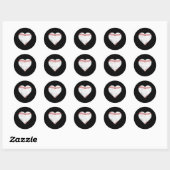 Softbal Gift T-shirt Ronde Sticker (Vel)