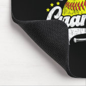 Softbal Grootvader Van Een Softbalspeler Grootvade Muismat (Hoek)