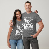 Softbal Hond familie vrienden T-shirt (Unisex)