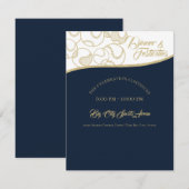 Softbal Honkbal Gouden Feest Kaart (Voorkant / Achterkant)