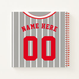 softbal honkbal jersey Notitieboek