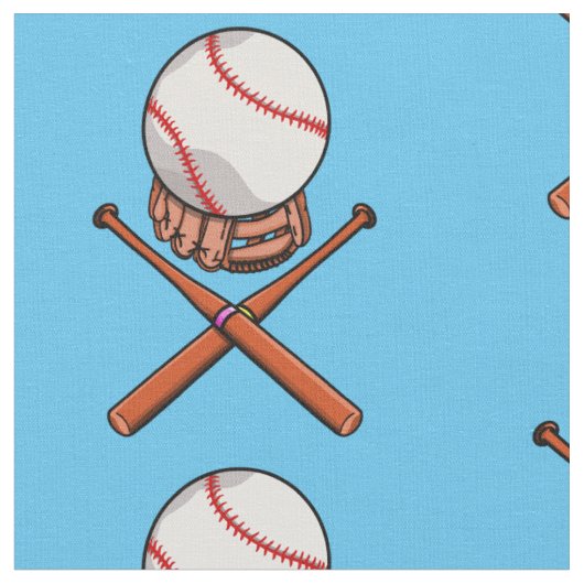 Softbal / Honkbal Jolly Roger als illustratie Stof (Close Up)