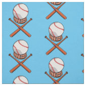 Softbal / Honkbal Jolly Roger als illustratie Stof (Swatch)