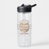 Softbal honkbal team en atleet naam waterfles (Links)