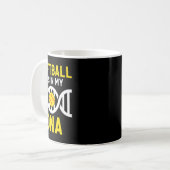 Softbal Is Mijn Dna Grappige Softbal Speler Vangba Koffiemok (Voorkant links)