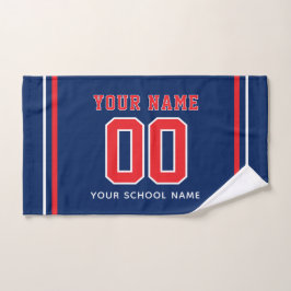 Softbal Jersey Aangepast Rugnummer & Naam, Team Ca Handdoek