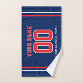 Softbal Jersey Aangepast Rugnummer & Naam, Team Ca Handdoek (Handdoek)