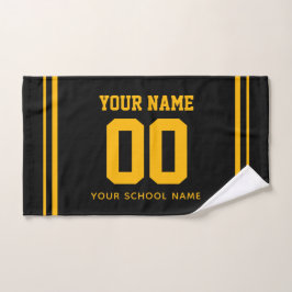 Softbal Jersey Aangepast Rugnummer & Naam, Team Ca Handdoek
