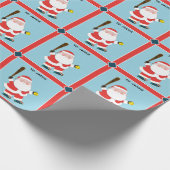 Softbal Kerstcadeau Cadeaupapier (Hoek)