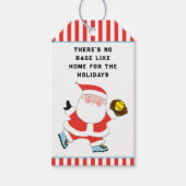 Softbal Kerstcadeau Tags Cadeaulabel (Voorkant)