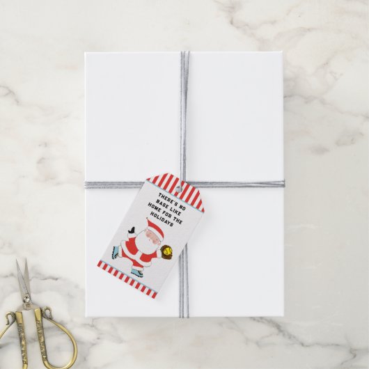 Softbal Kerstcadeau Tags Cadeaulabel (Met Touw)