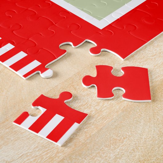 Softbal Kerstmis Legpuzzel (Zijkant)