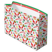 Softbal Kerstvakantie Groot Cadeauzakje (Achterkant Gekanteld)