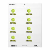 Softbal Label (Full Sheet)