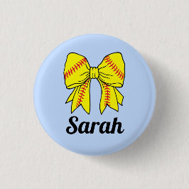 Softbal lint boog Custom Ronde Button 3,2 Cm