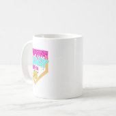 Softbal Mama Drip Ice Cream Dripping Game Day Sof Koffiemok (Voorkant links)