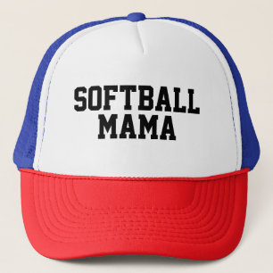 Softbal Mama Grappige Sportmoeder Trucker Pet