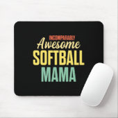 Softbal Mama Trots Moeder Teamspeler Muismat (Met muis)