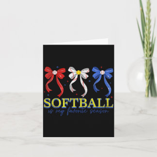 Softbal mama voor dames moeder meisjes moeder' kaart