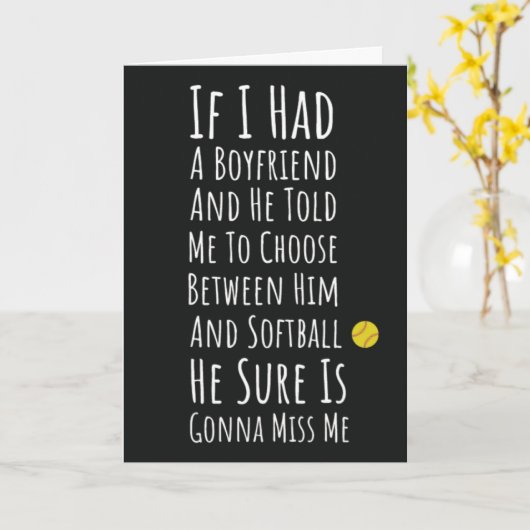 Softbal Meisjes Kaarten Speler Voor Haar Slagman S (Gele Bloem)