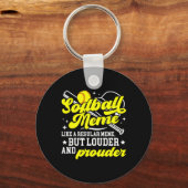 Softbal Meme Definitie Meme Van Een Softbalspeler Sleutelhanger (Voorkant)