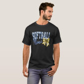 Softbal Mimi Coquette Boog Spel Dag Oma Softba T-shirt (Voorkant volledig)