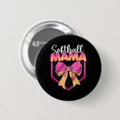 Softbal Moeder Drip Ijs Drip Strooi Mama Boog Ronde Button 5,7 Cm (Voorkant /achterkant)