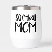 Softbal Mom Wijnzijlijn Tailgate (Voorkant)