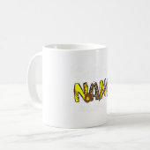 Softbal Nana zo trots oma Nana van een softbal Koffiemok (Voorkant links)