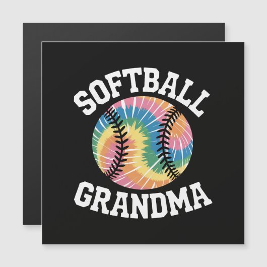 Softbal oma (Voorkant / Achterkant)