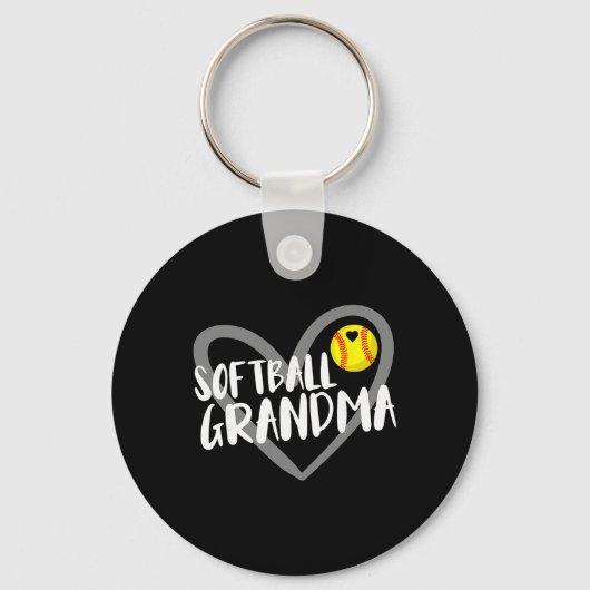 Softbal oma _4 sleutelhanger (Voorkant)
