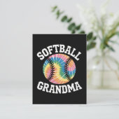 Softbal oma aankondiging (Staand voorkant)