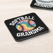 Softbal oma bier onderzetter (Linkerzijde)